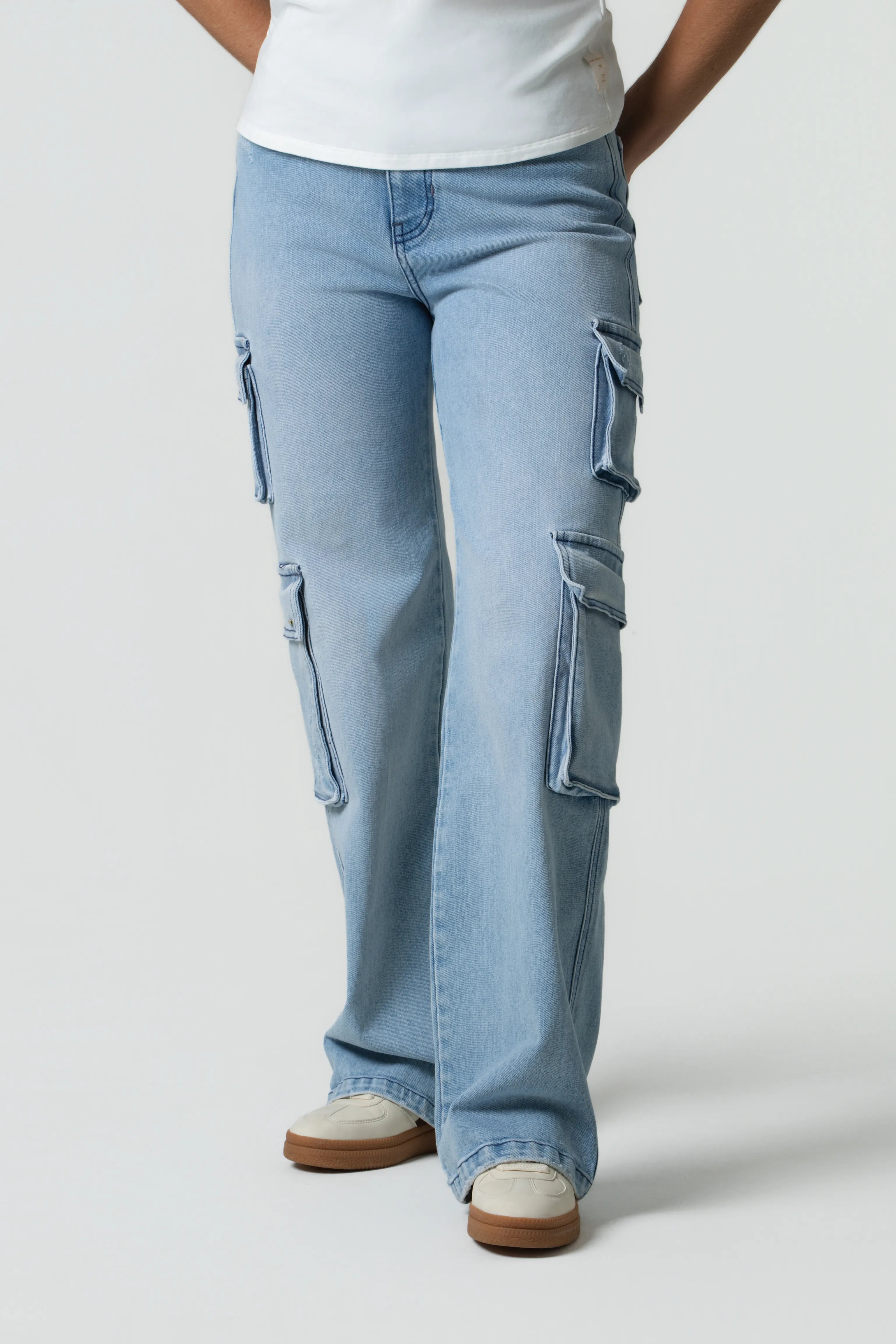 JEAN CARGO COLOR AZUL CLARO