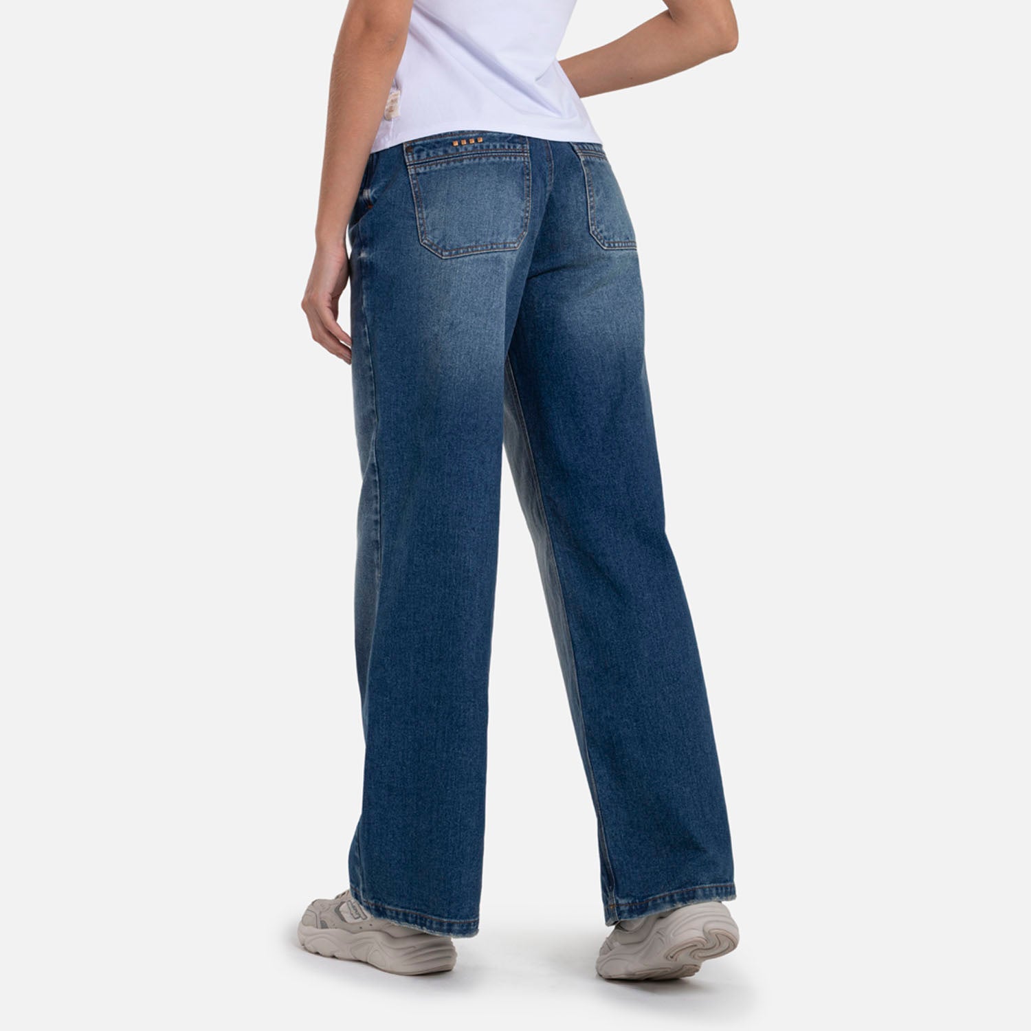 JEAN 5 BOLSILLOS COLOR AZUL MEDIO