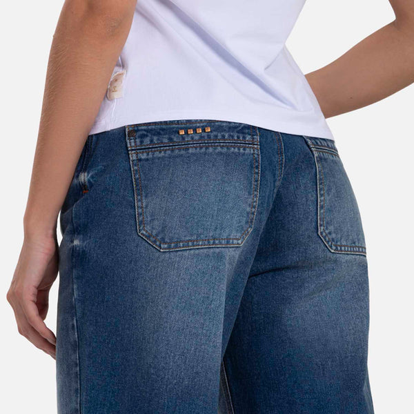 JEAN 5 BOLSILLOS COLOR AZUL MEDIO