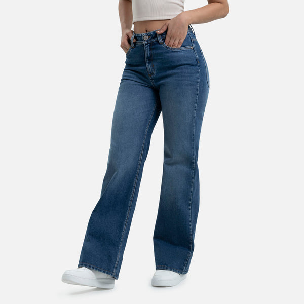 JEAN 5 BOLSILLOS COLOR AZUL MEDIO