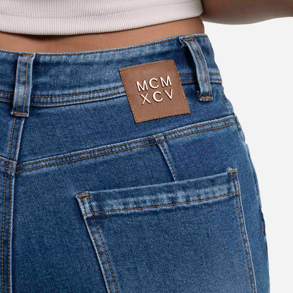 JEAN 5 BOLSILLOS COLOR AZUL MEDIO