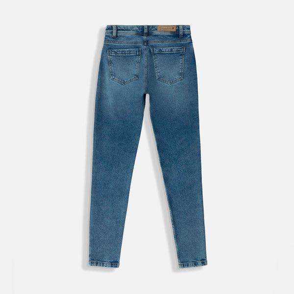 JEAN 5 BOLSILLOS COLOR AZUL MEDIO