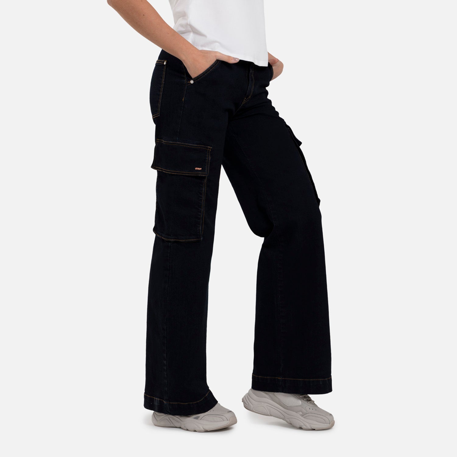 JEAN CARGO COLOR AZUL INDUSTRY