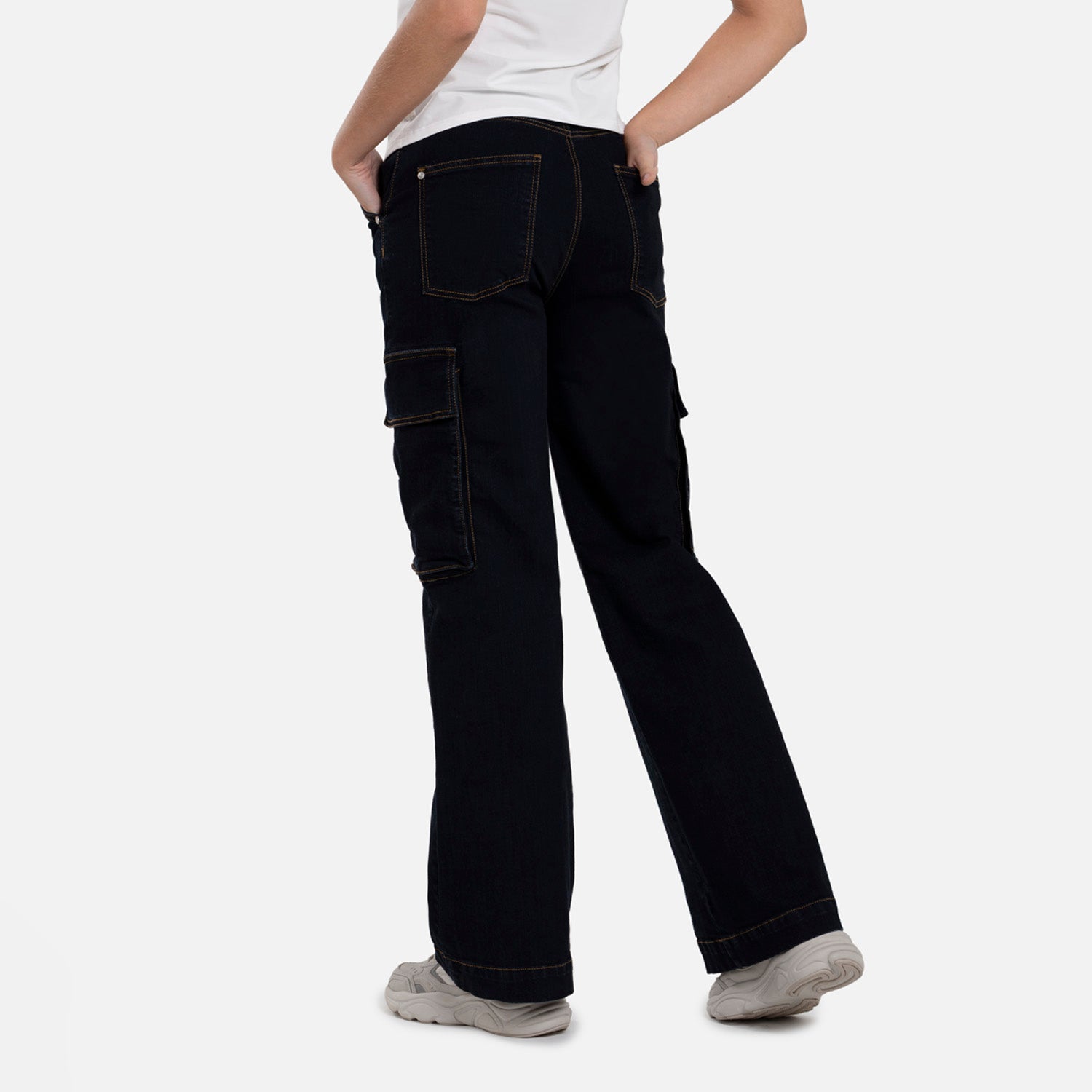 JEAN CARGO COLOR AZUL INDUSTRY