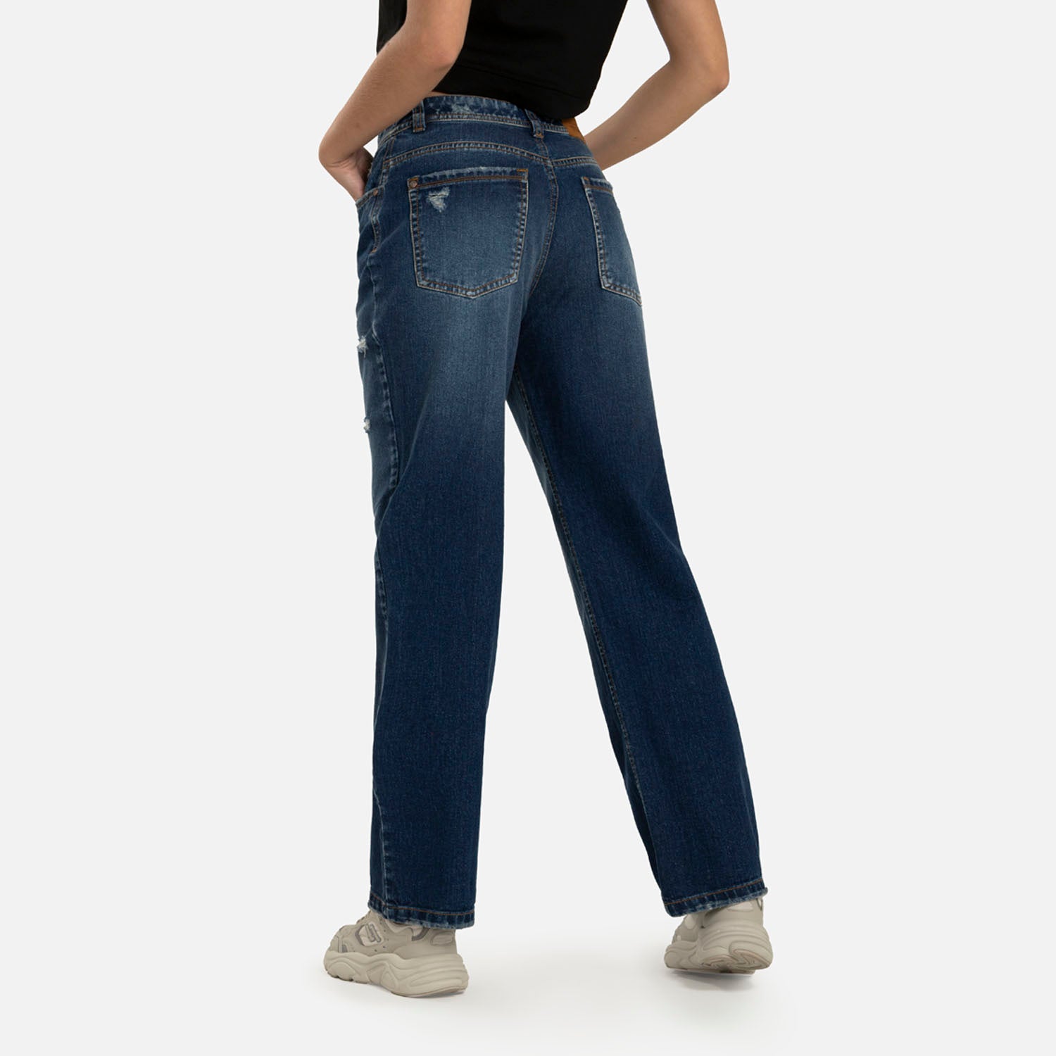 JEAN 5 BOLSILLOS COLOR AZUL OSCURO