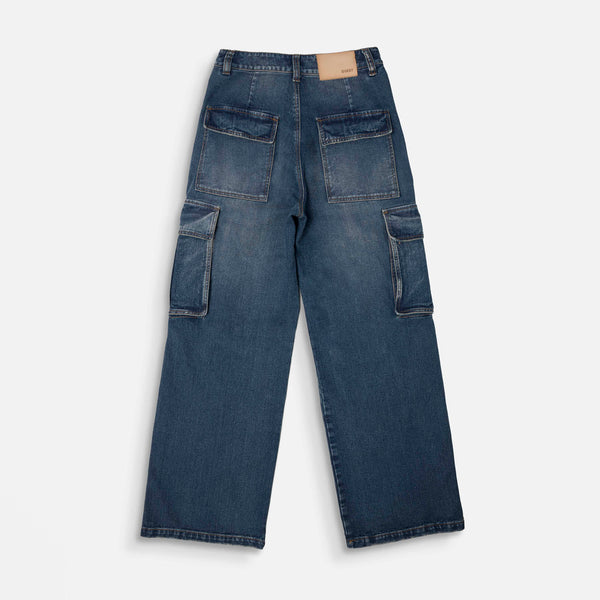 JEAN CARGO COLOR AZUL OSCURO