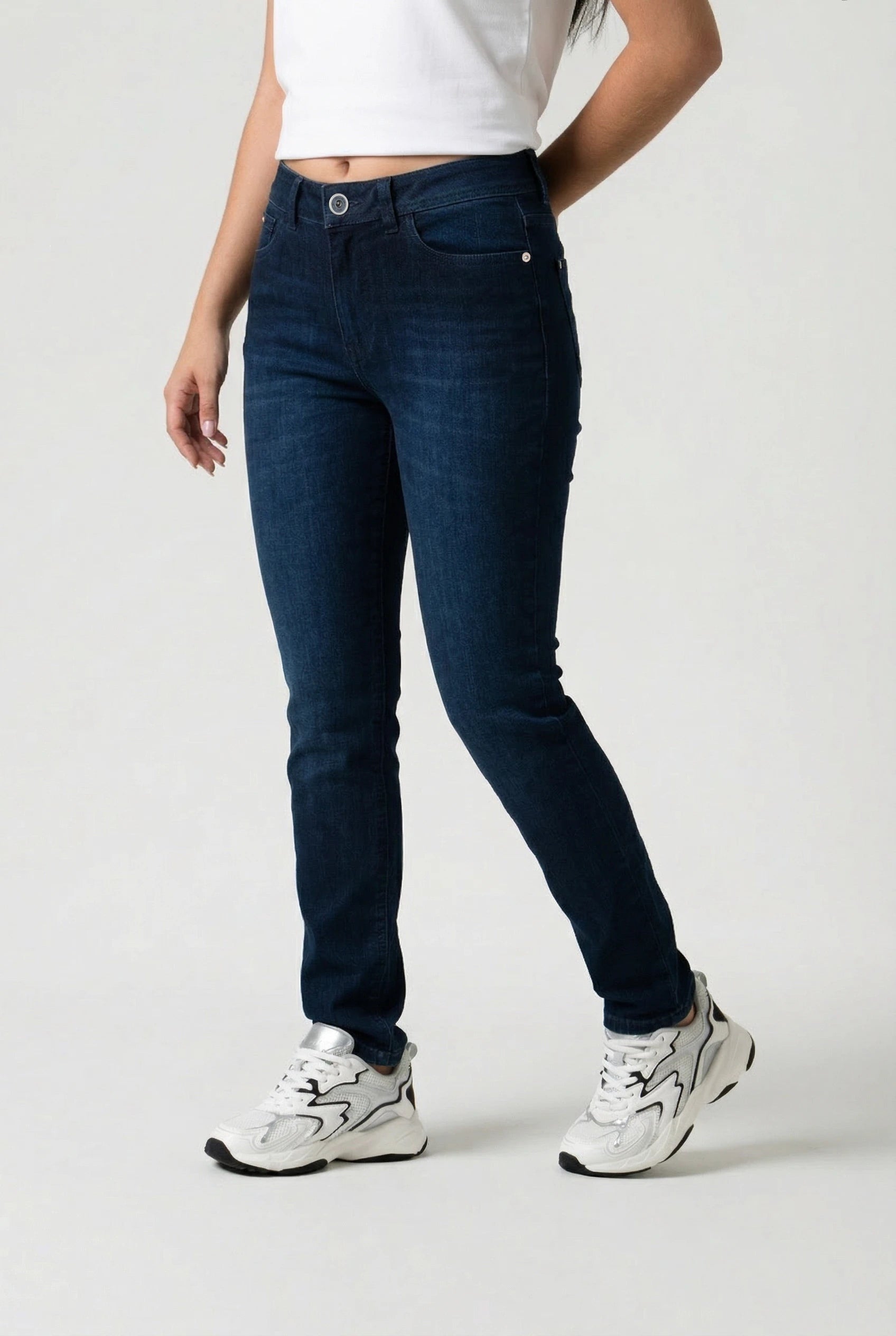 JEAN 5 BOLSILLOS COLOR AZUL OSCURO
