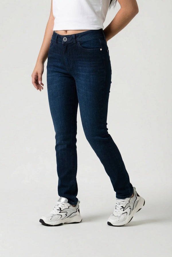 JEAN 5 BOLSILLOS COLOR AZUL OSCURO