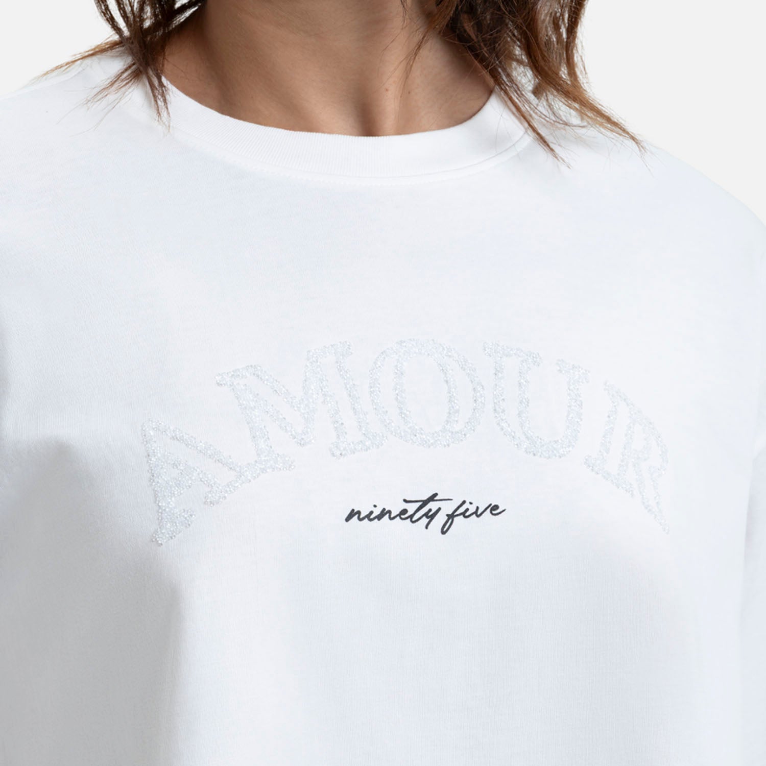 CAMISETA MANGA CORTA COLOR IVORY