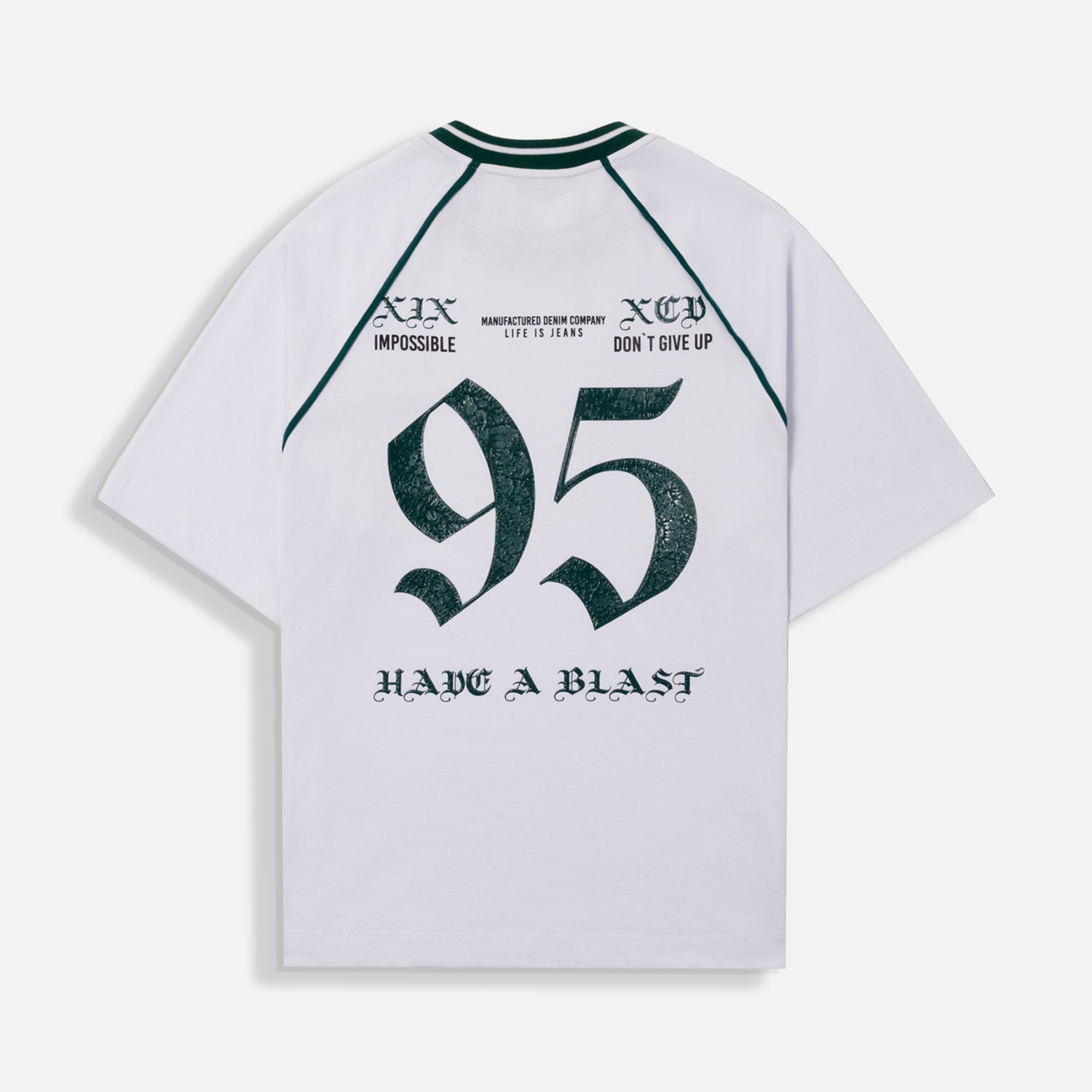 CAMISETA MANGA CORTA COLOR BLANCO OPTICO