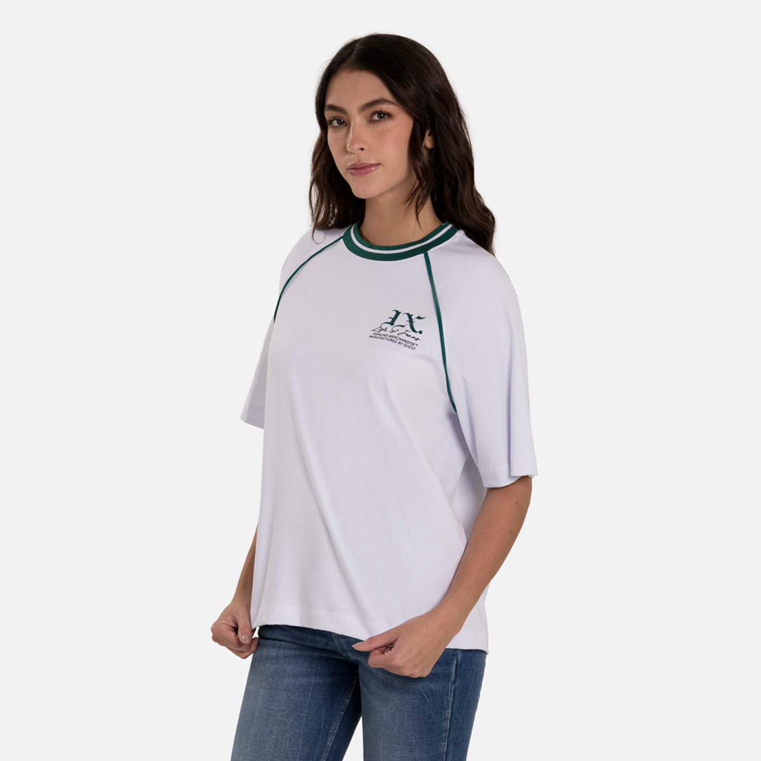 CAMISETA MANGA CORTA COLOR BLANCO OPTICO