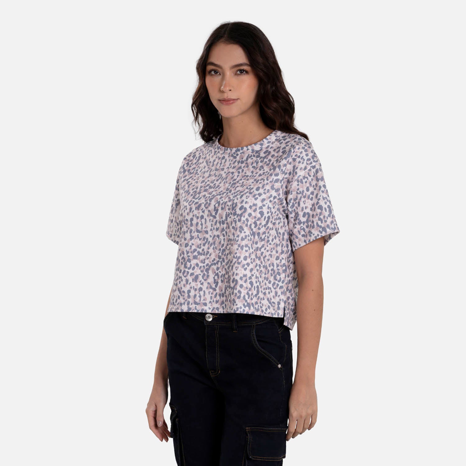 CAMISETA MANGA CORTA COLOR IVORY