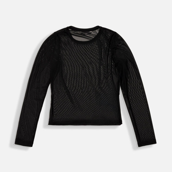 CAMISETA MANGA LARGA COLOR NEGRO