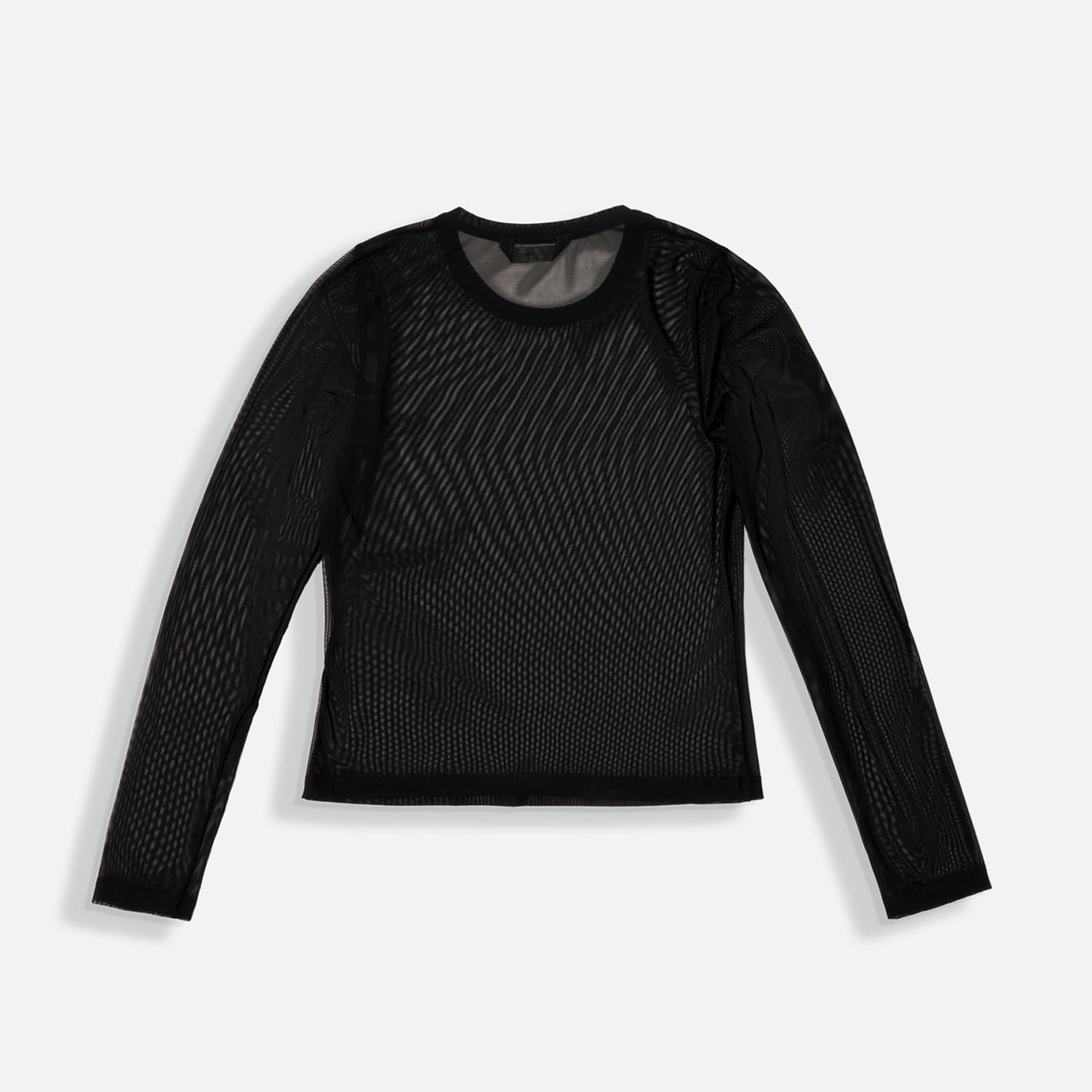 CAMISETA MANGA LARGA COLOR NEGRO