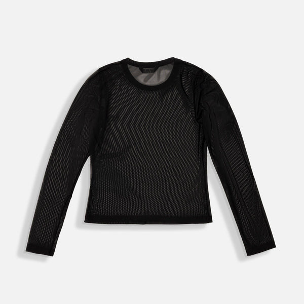 CAMISETA MANGA LARGA COLOR NEGRO