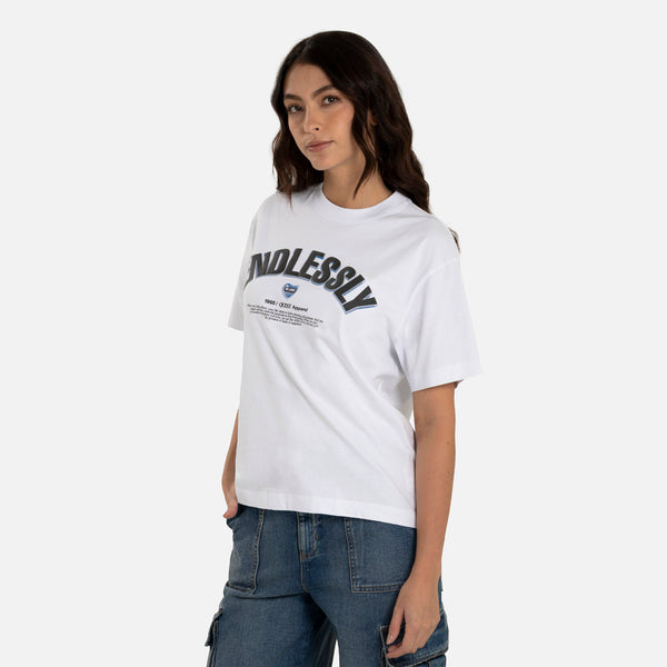 CAMISETA MANGA CORTA COLOR BLANCO OPTICO