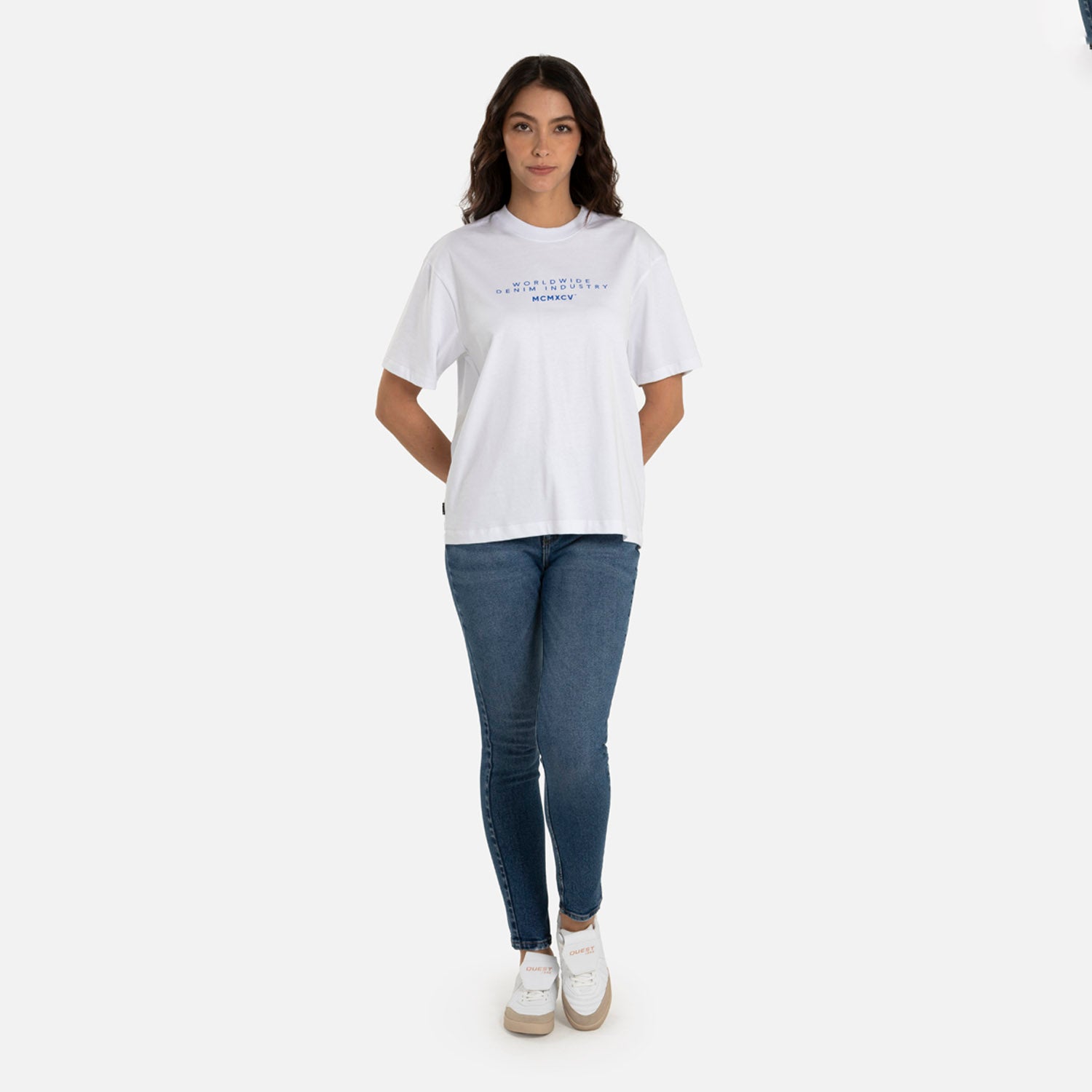 CAMISETA MANGA CORTA COLOR BLANCO OPTICO