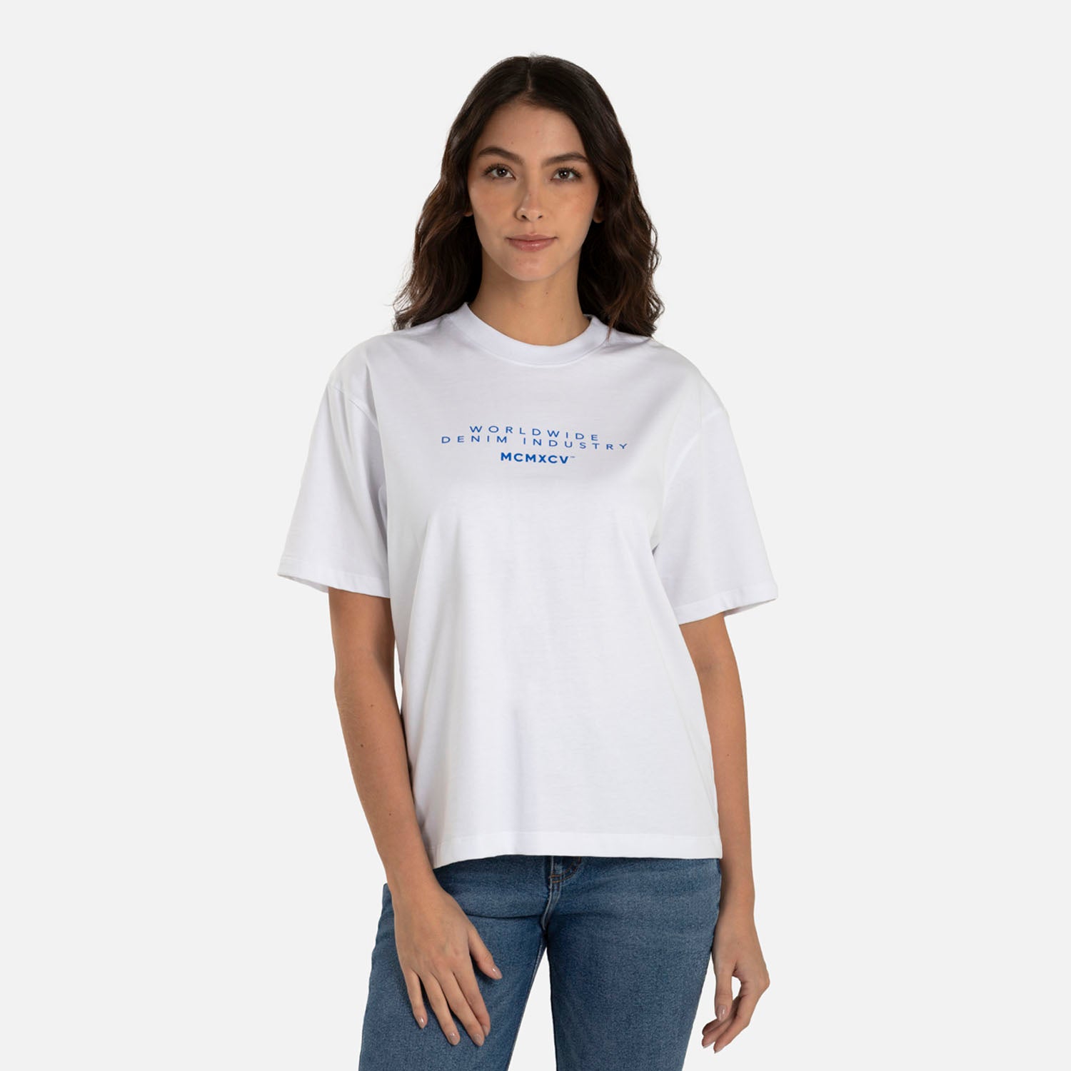 CAMISETA MANGA CORTA COLOR BLANCO OPTICO