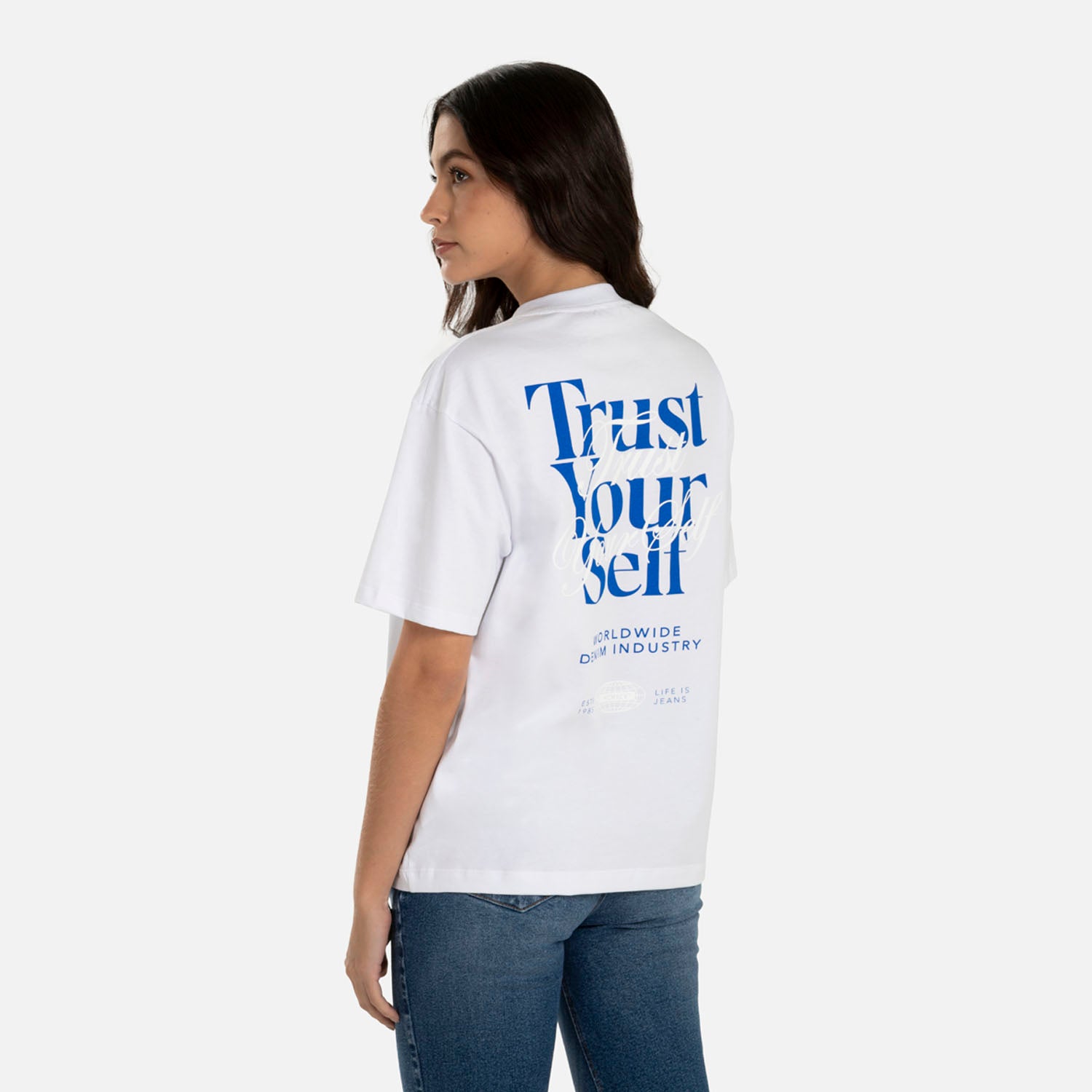 CAMISETA MANGA CORTA COLOR BLANCO OPTICO