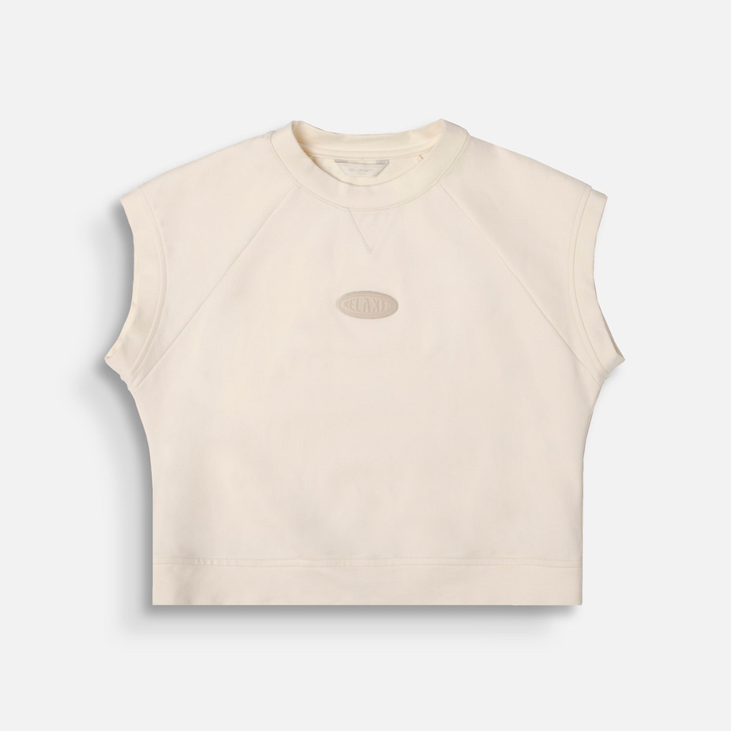 CAMISETA MANGA SISA COLOR IVORY