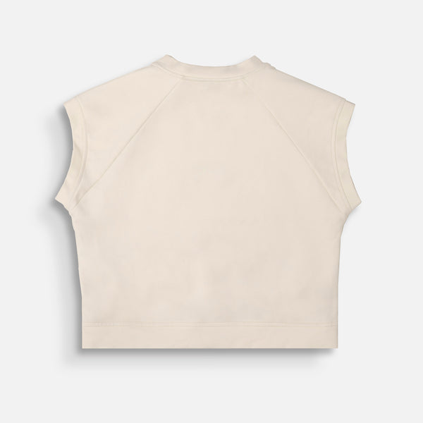 CAMISETA MANGA SISA COLOR IVORY