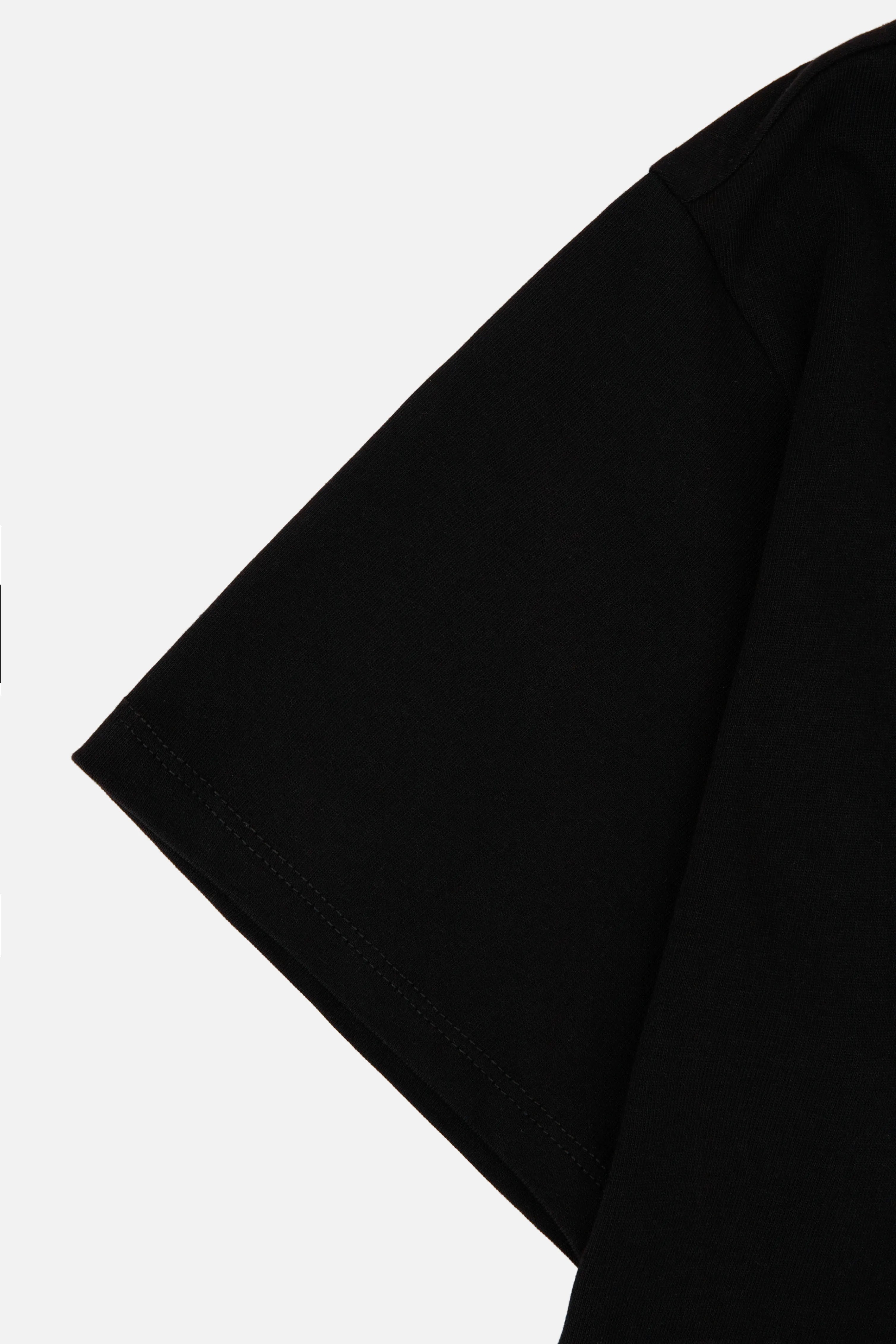 CAMISETA MANGA CORTA COLOR NEGRO