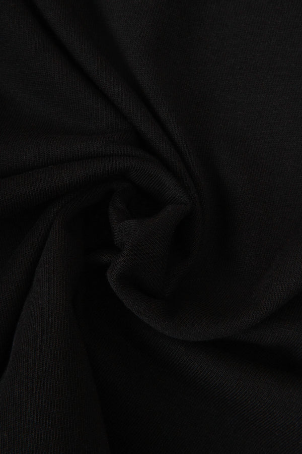 CAMISETA MANGA CORTA COLOR NEGRO