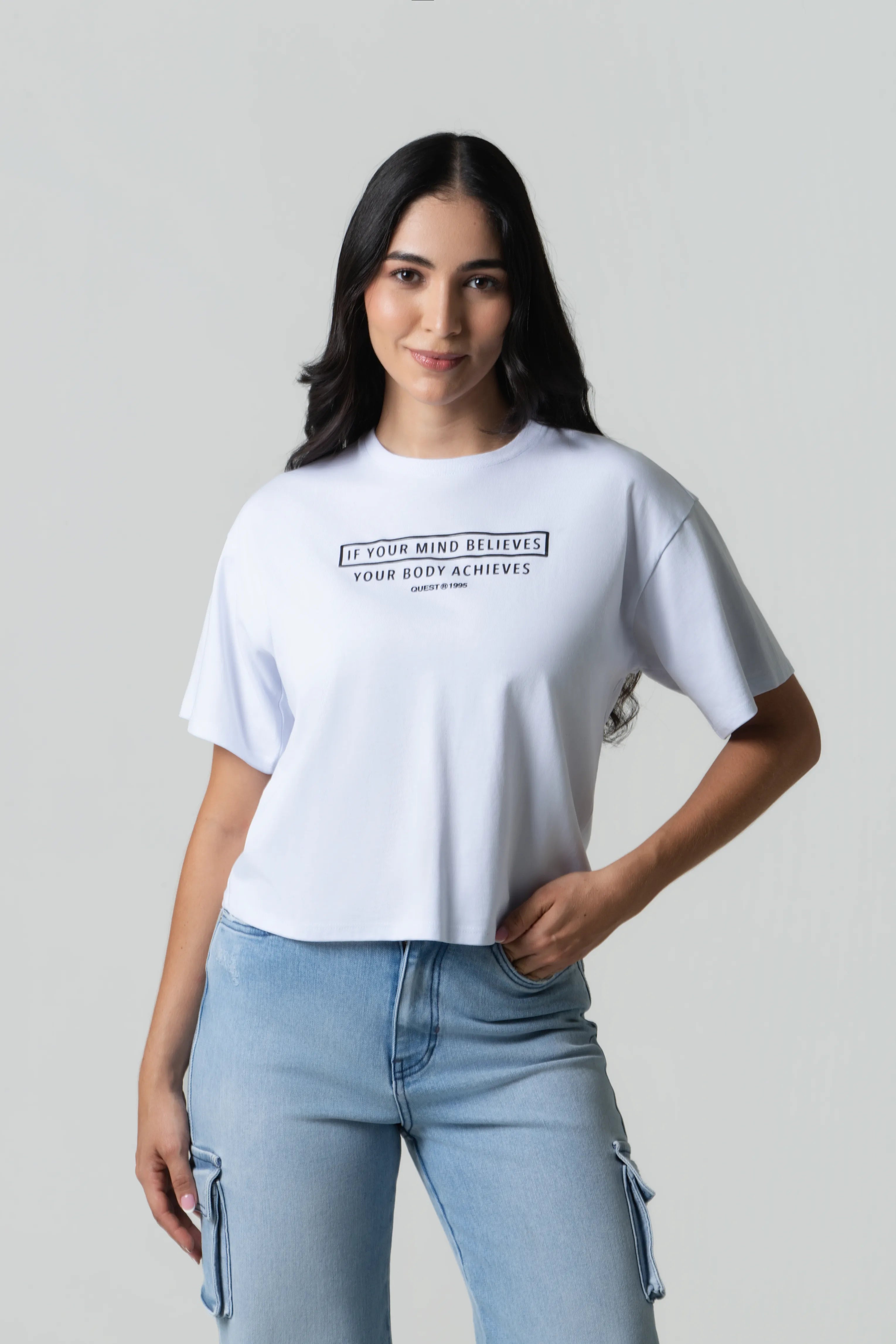 CAMISETA MANGA CORTA COLOR BLANCO OPTICO