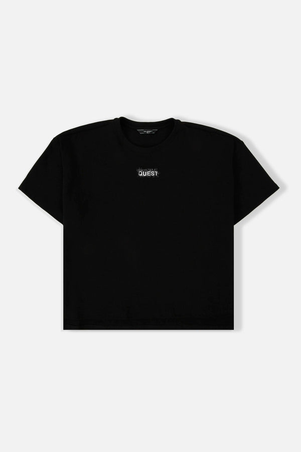 CAMISETA MANGA CORTA COLOR NEGRO