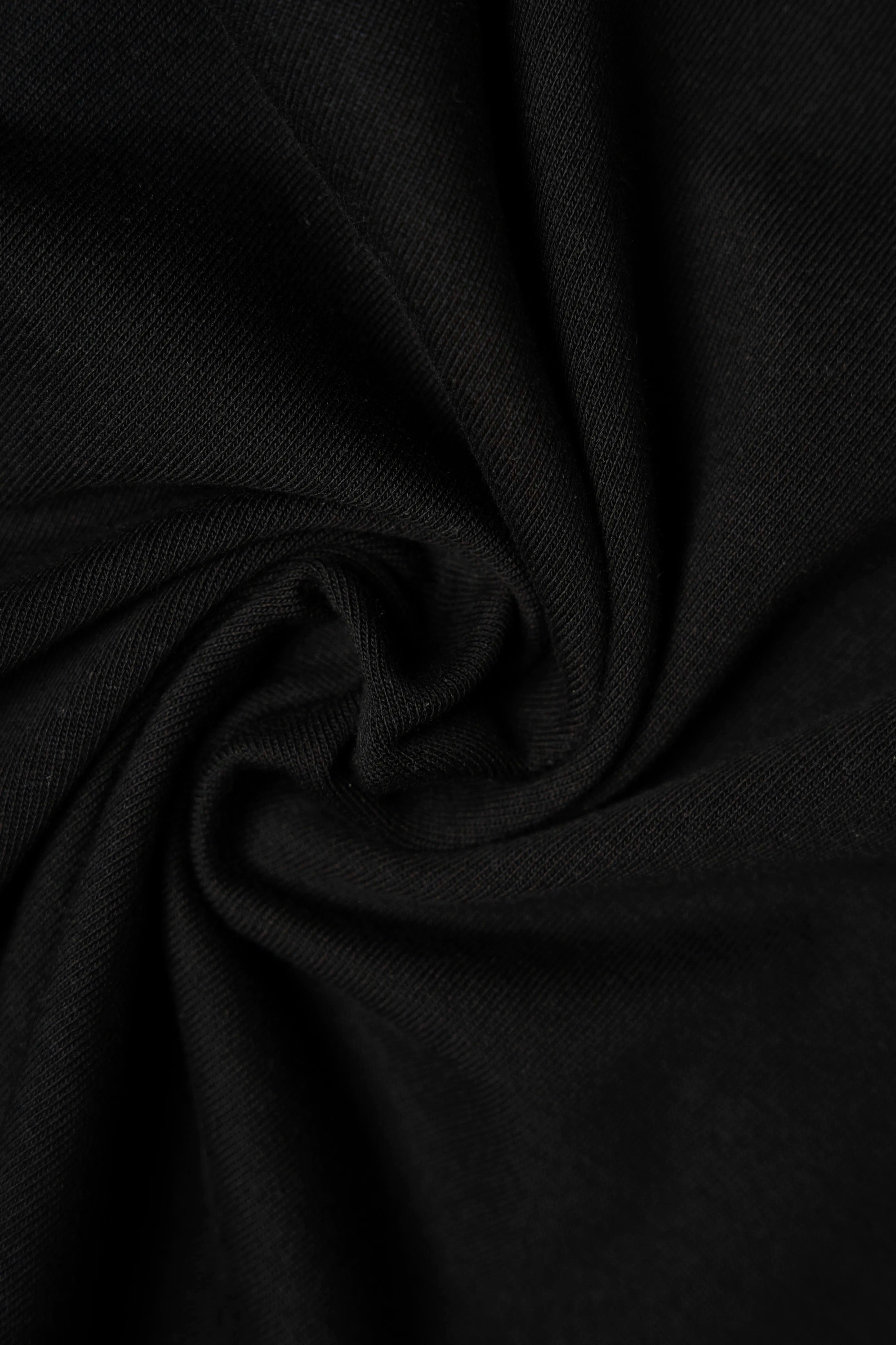 CAMISETA MANGA CORTA COLOR NEGRO