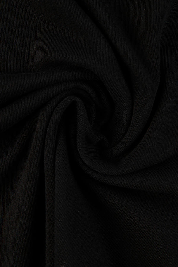CAMISETA MANGA CORTA COLOR NEGRO