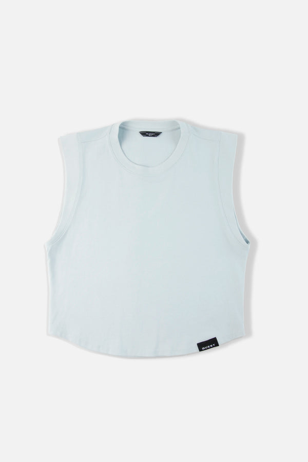 CAMISETA MANGA CORTA COLOR BABY BLUE