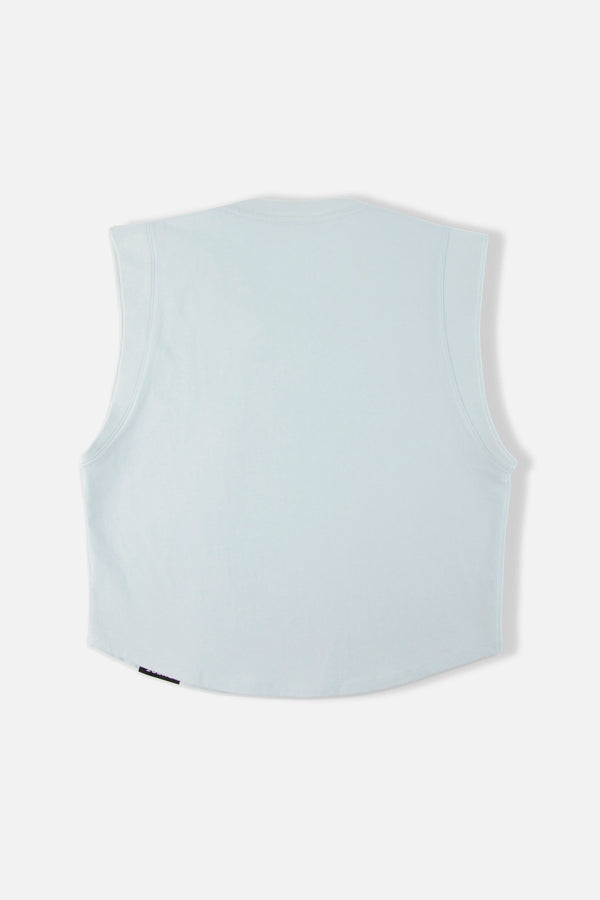 CAMISETA MANGA CORTA COLOR BABY BLUE