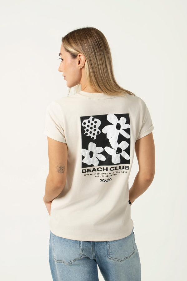CAMISETA MANGA CORTA COLOR WHITECAP GRAY