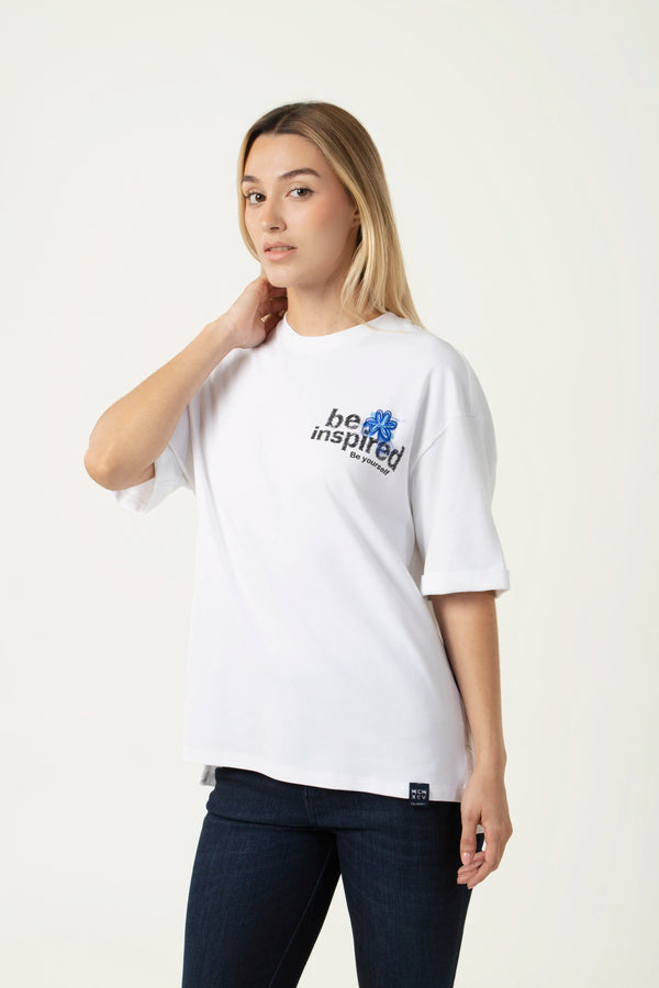 CAMISETA MANGA CORTA COLOR BLANCO BLANCO