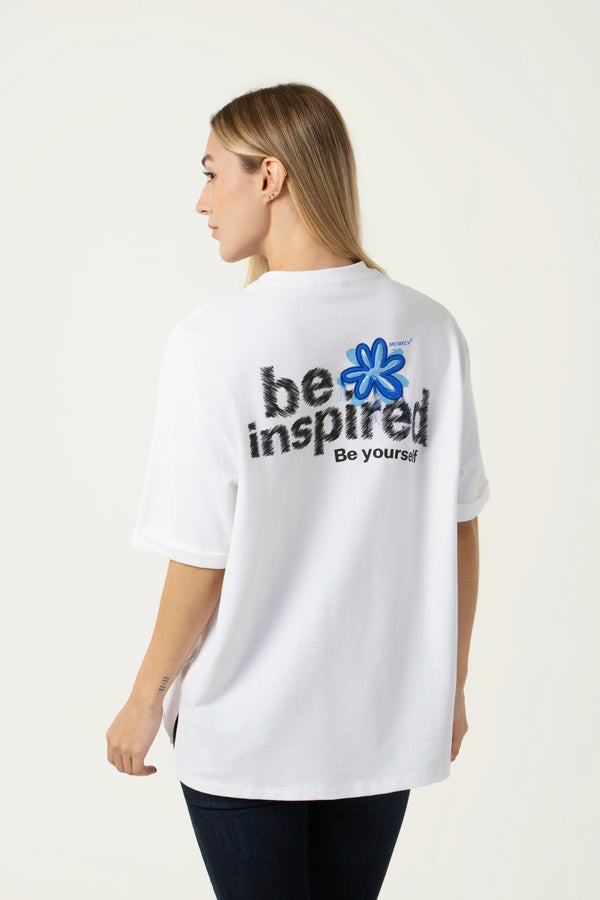 CAMISETA MANGA CORTA COLOR BLANCO BLANCO