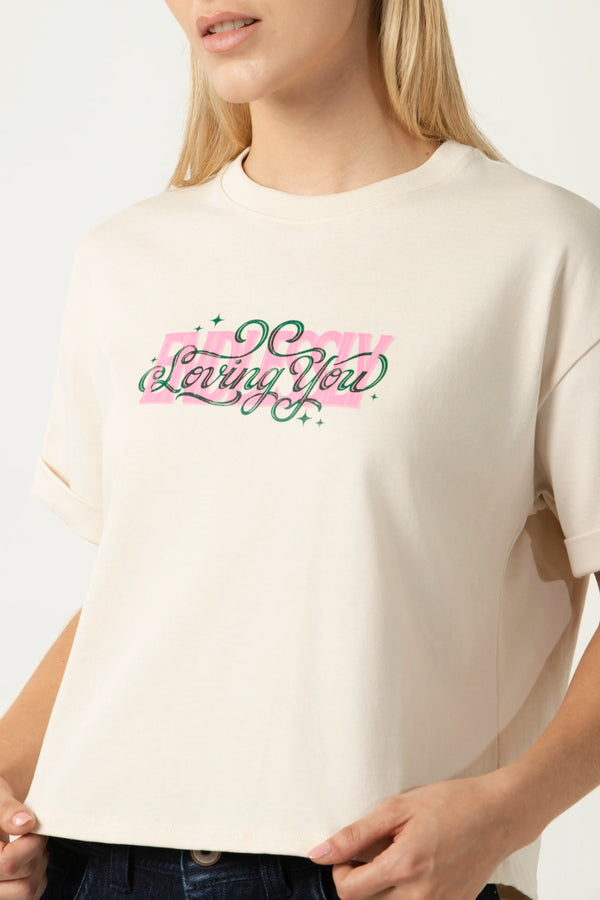 CAMISETA MANGA CORTA COLOR WHITECAP GRAY