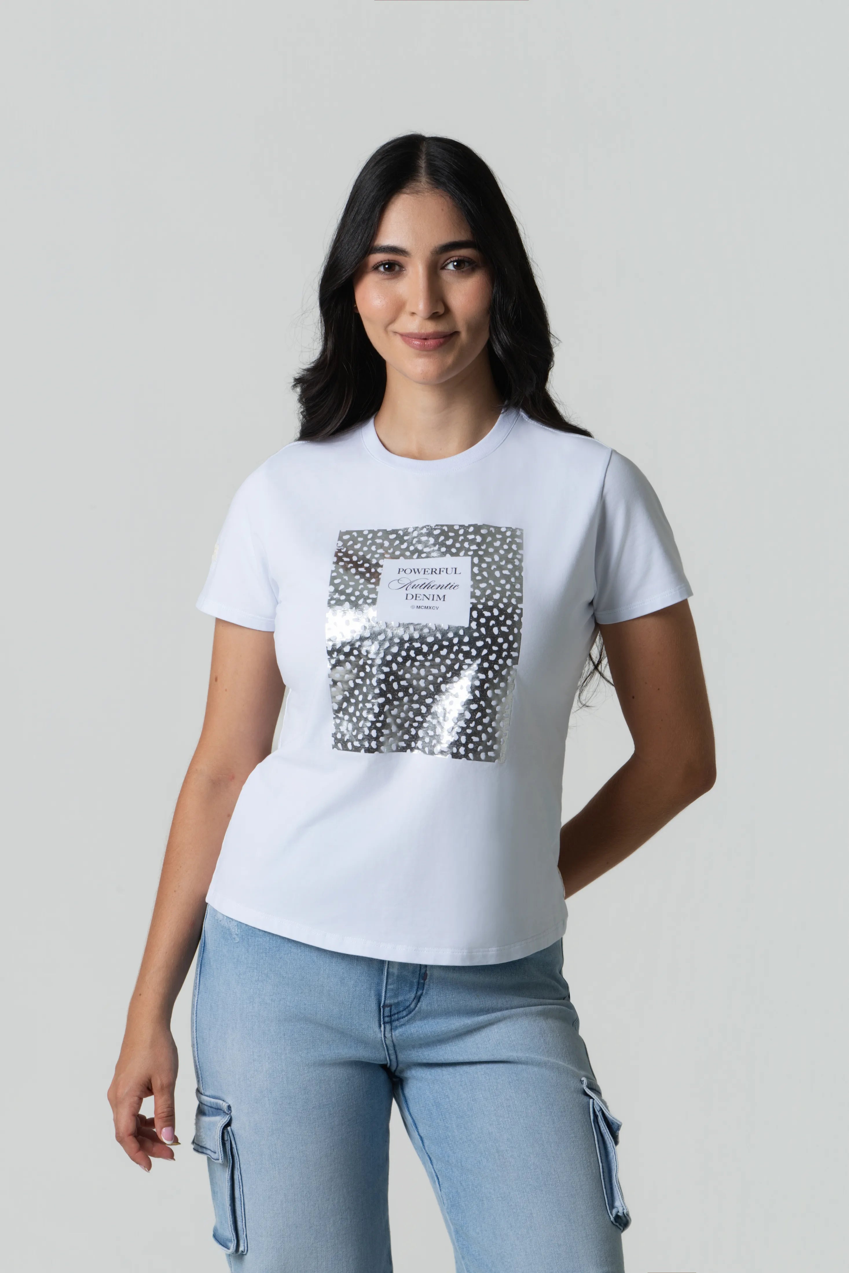 CAMISETA PREMIUM MANGA CORTA COLOR BLANCO OPTICO