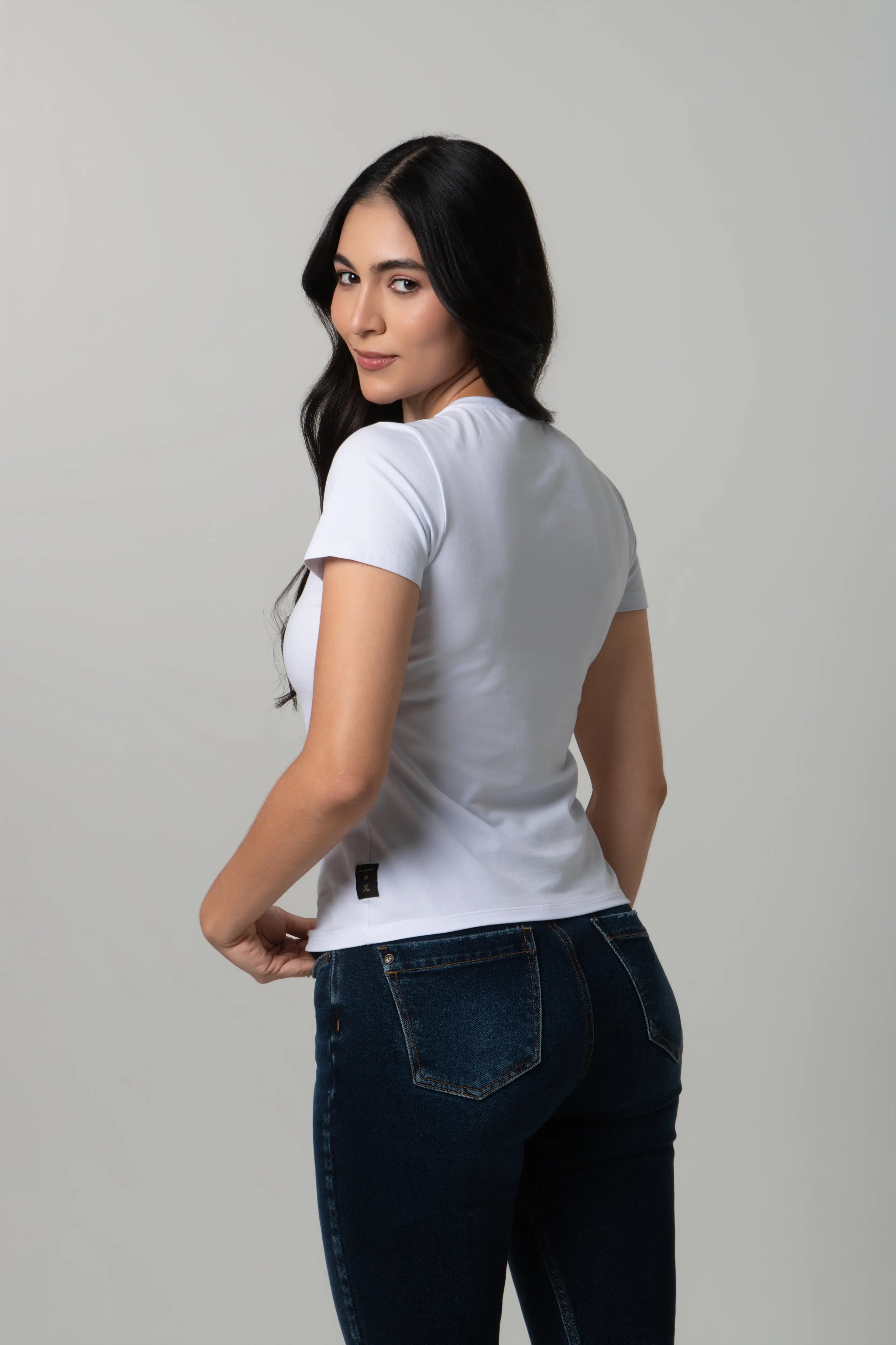 CAMISETA PREMIUM MANGA CORTA COLOR BLANCO OPTICO