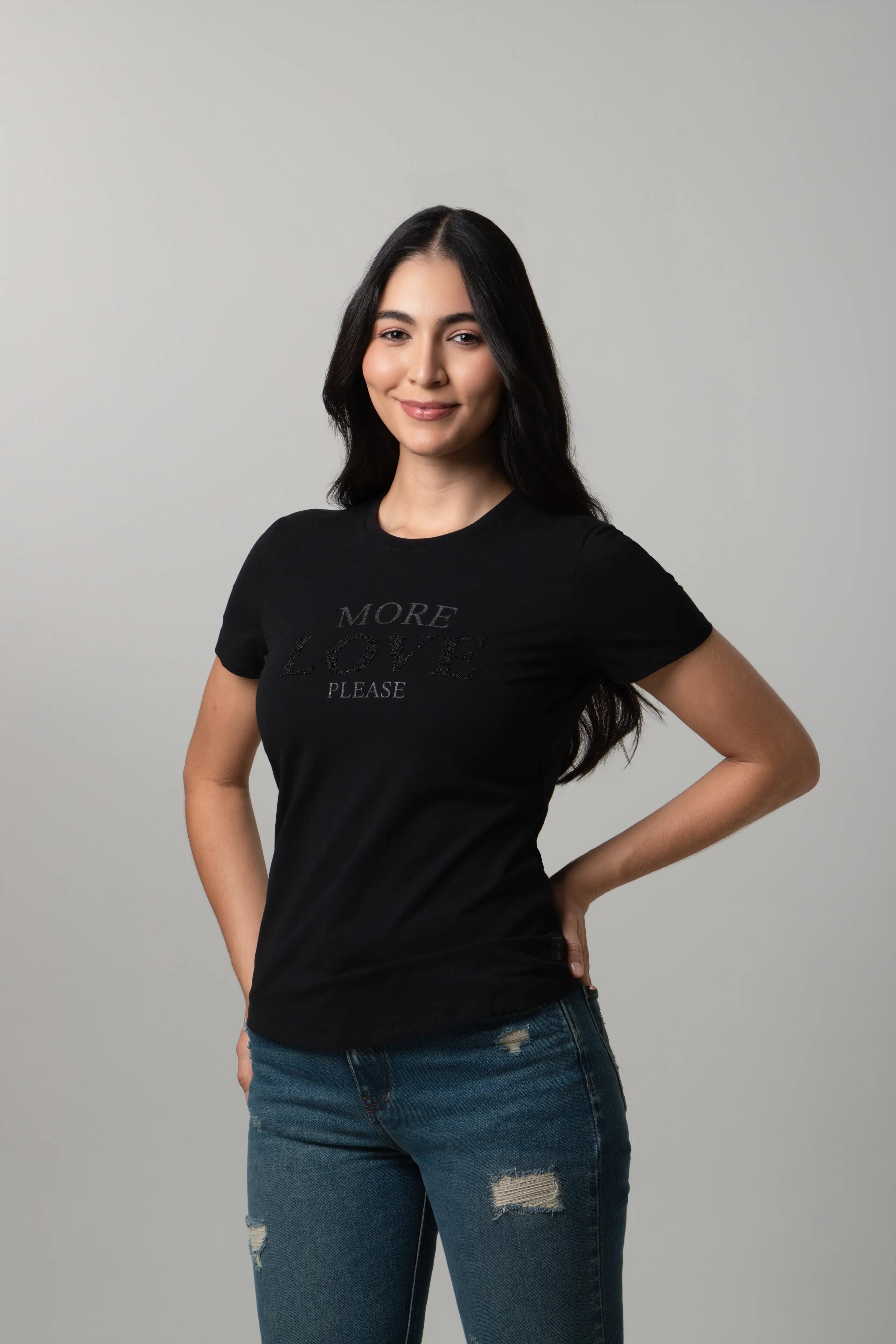 CAMISETA PREMIUM MANGA CORTA COLOR NEGRO