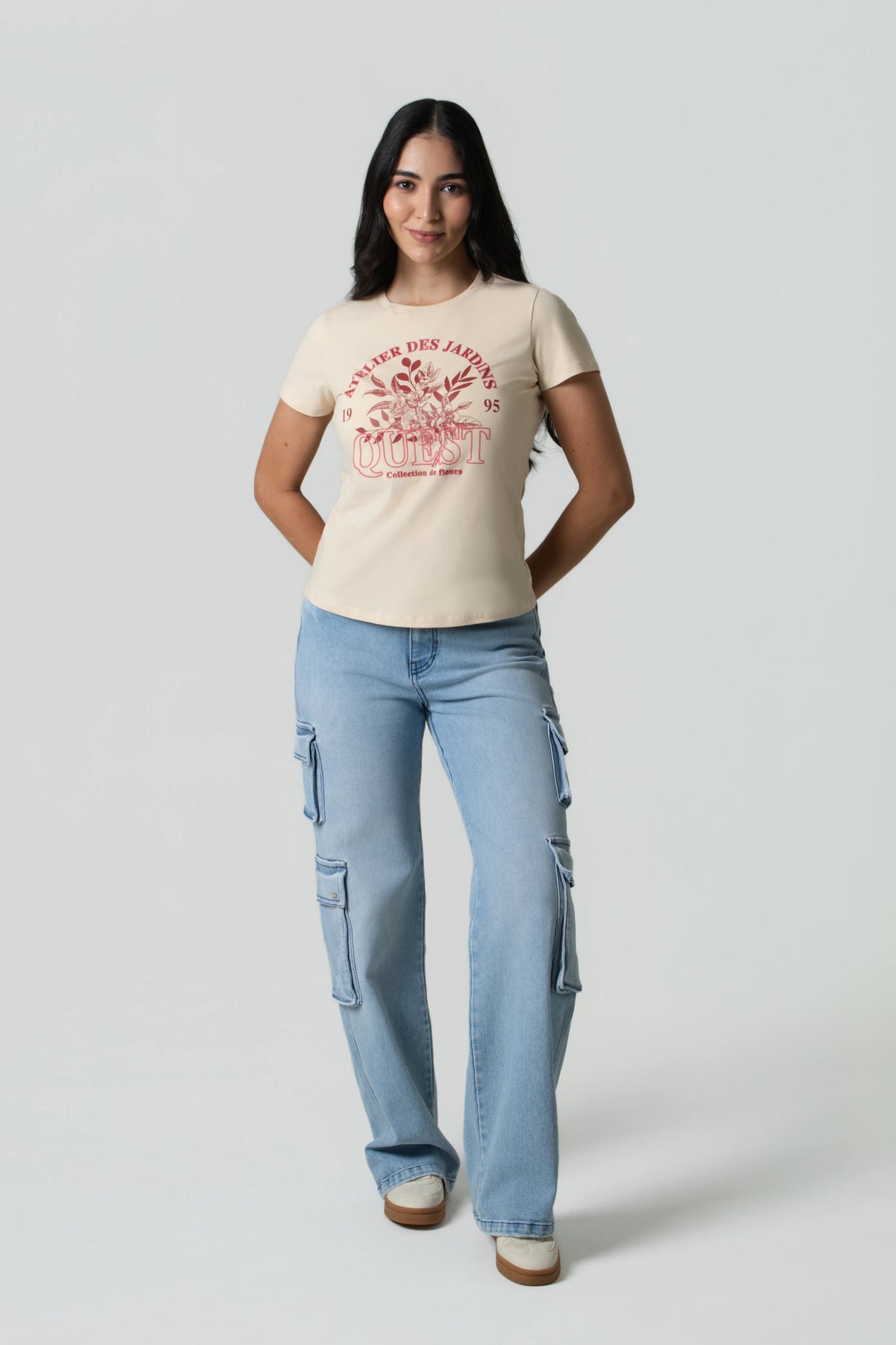 CAMISETA PREMIUM MANGA CORTA COLOR BRAZILIAN SAND – Quest Colombia