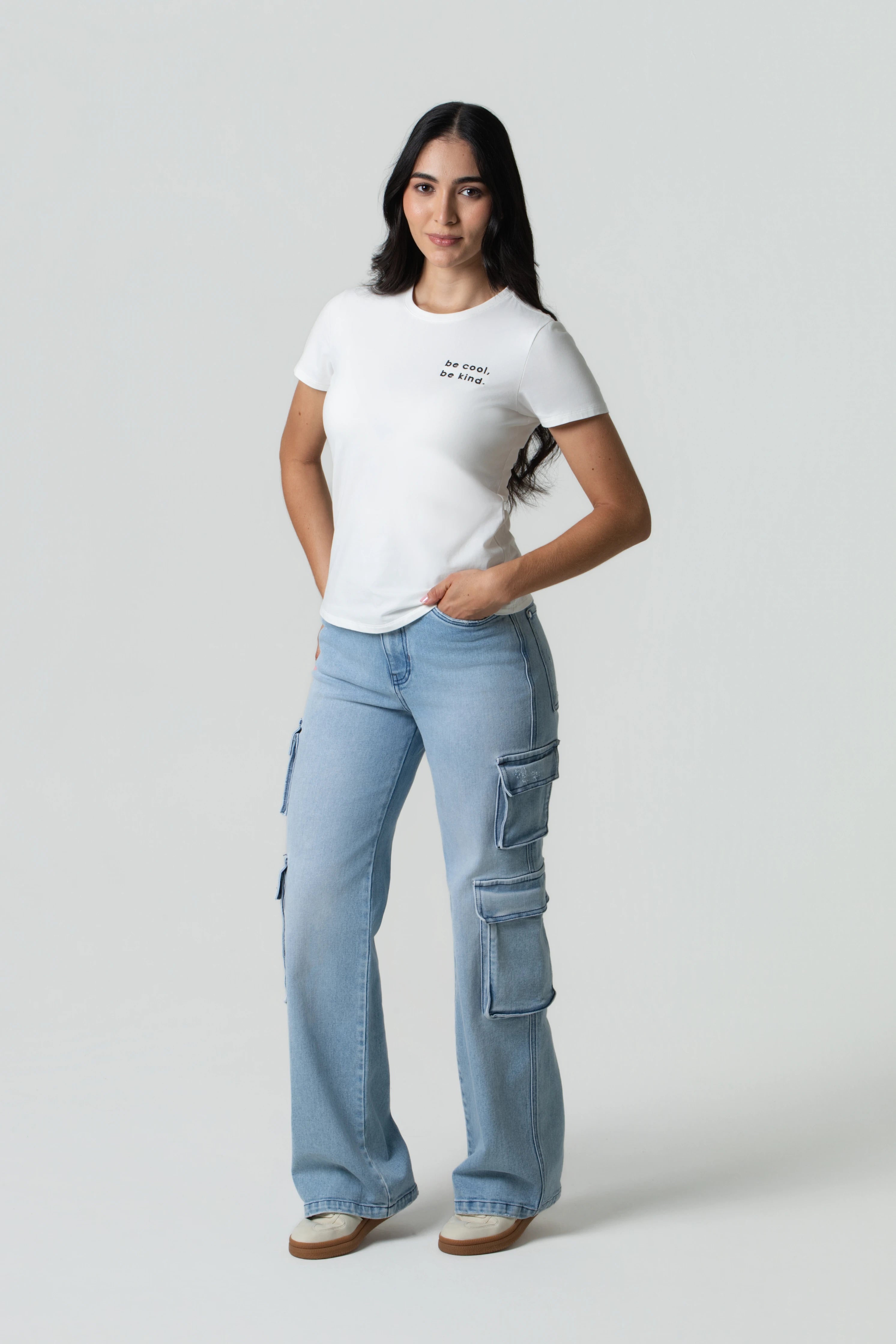 CAMISETA PREMIUM MANGA CORTA COLOR IVORY