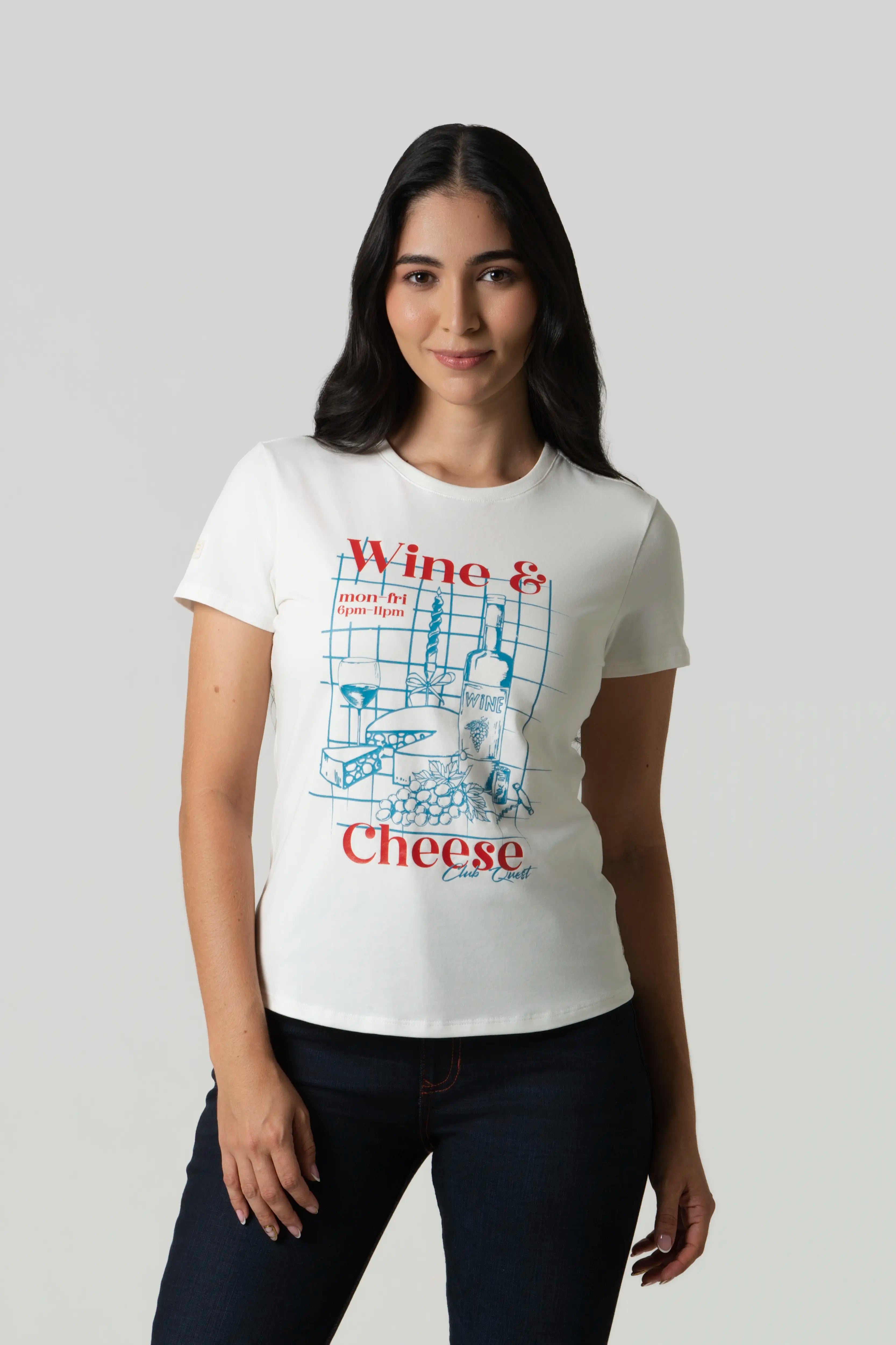 CAMISETA PREMIUM MANGA CORTA COLOR IVORY