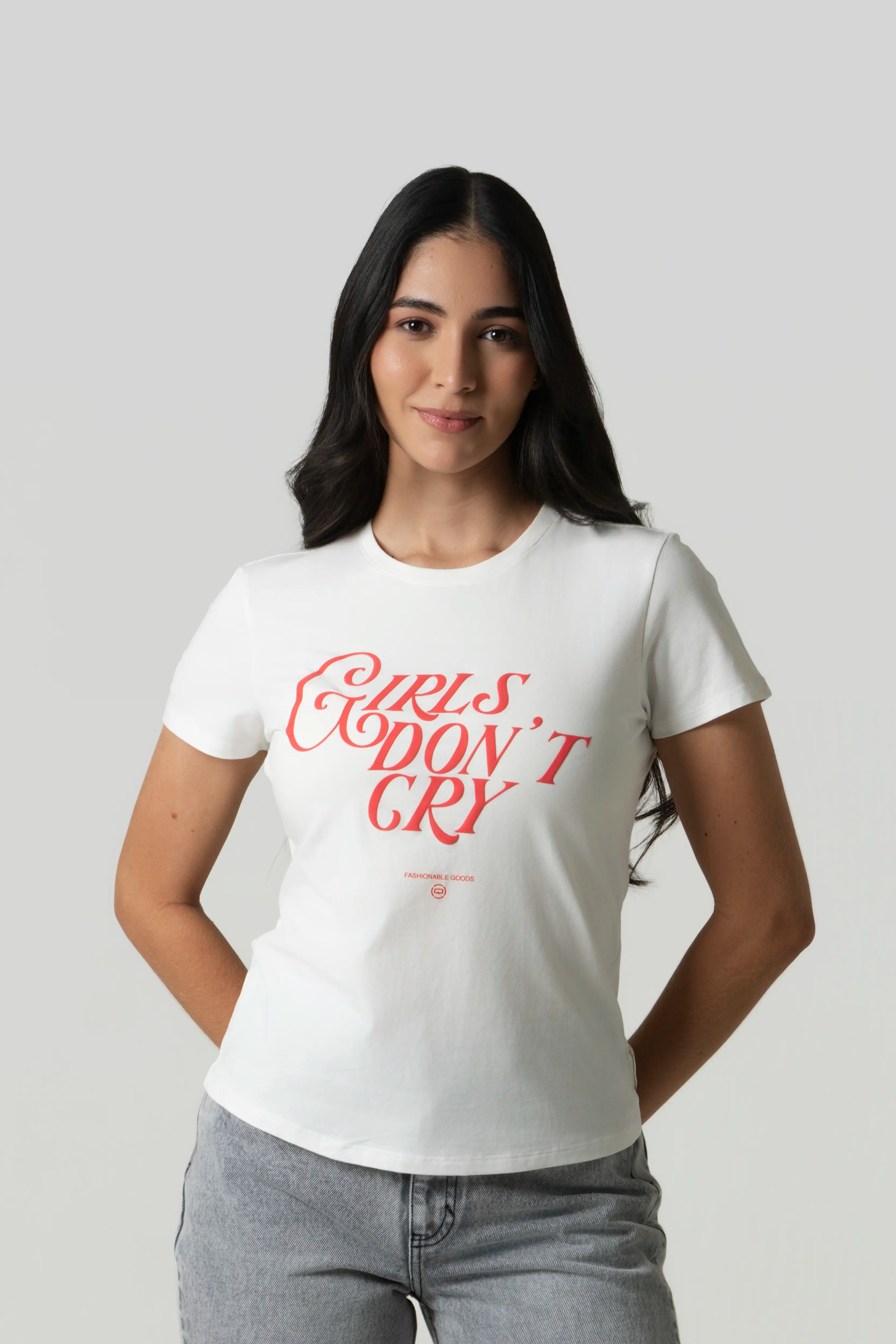 CAMISETA PREMIUM MANGA CORTA COLOR IVORY