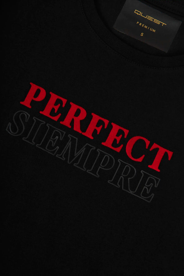 CAMISETA PREMIUM MANGA CORTA COLOR NEGRO