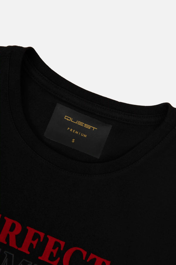 CAMISETA PREMIUM MANGA CORTA COLOR NEGRO