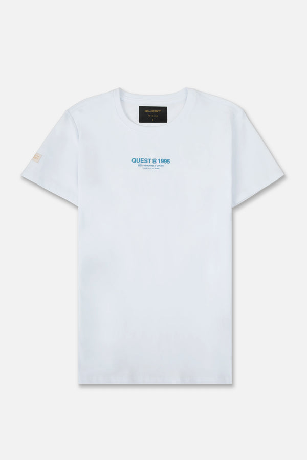 CAMISETA PREMIUM MANGA CORTA COLOR BLANCO OPTICO