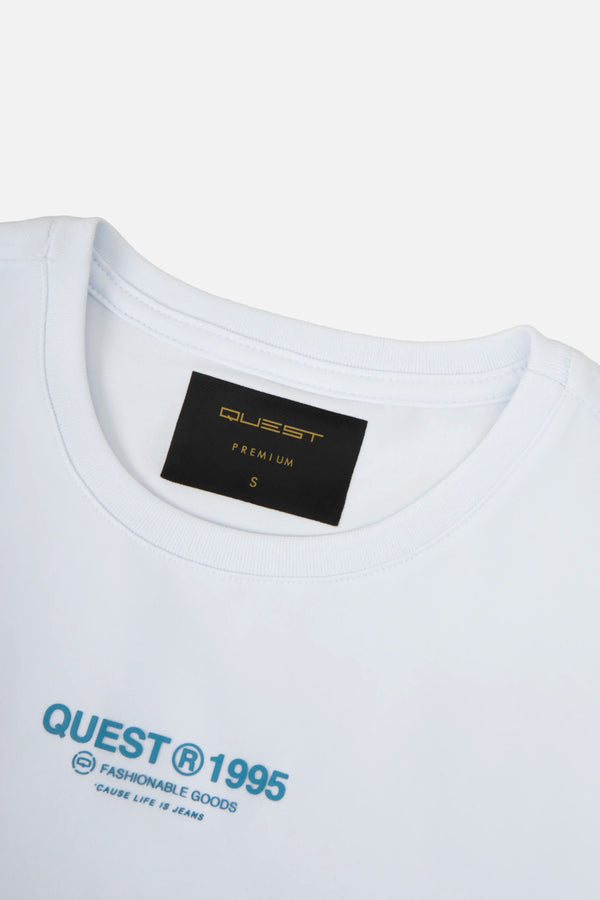 CAMISETA PREMIUM MANGA CORTA COLOR BLANCO OPTICO