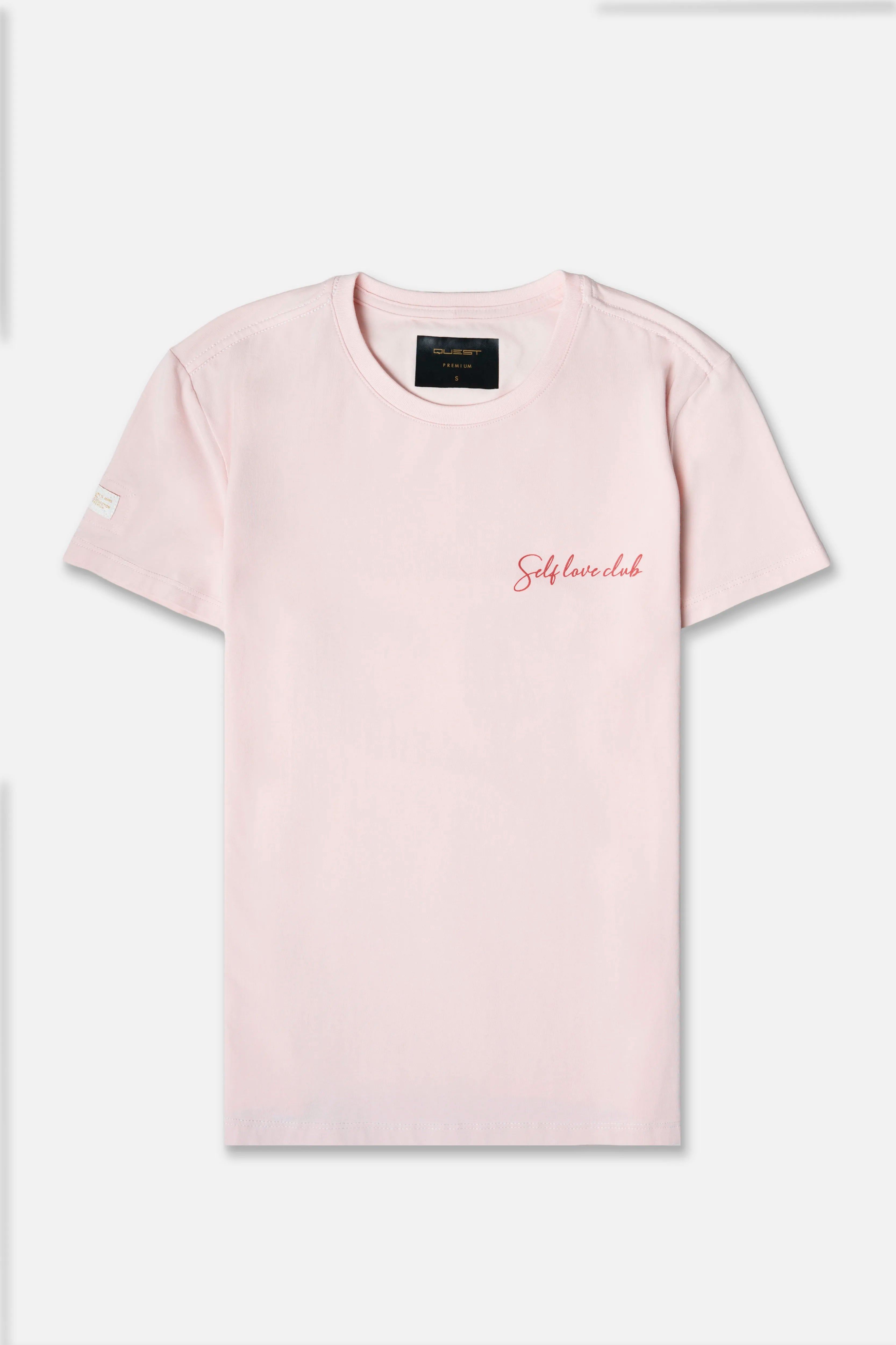 CAMISETA PREMIUM MANGA CORTA COLOR ROSADO FRESA