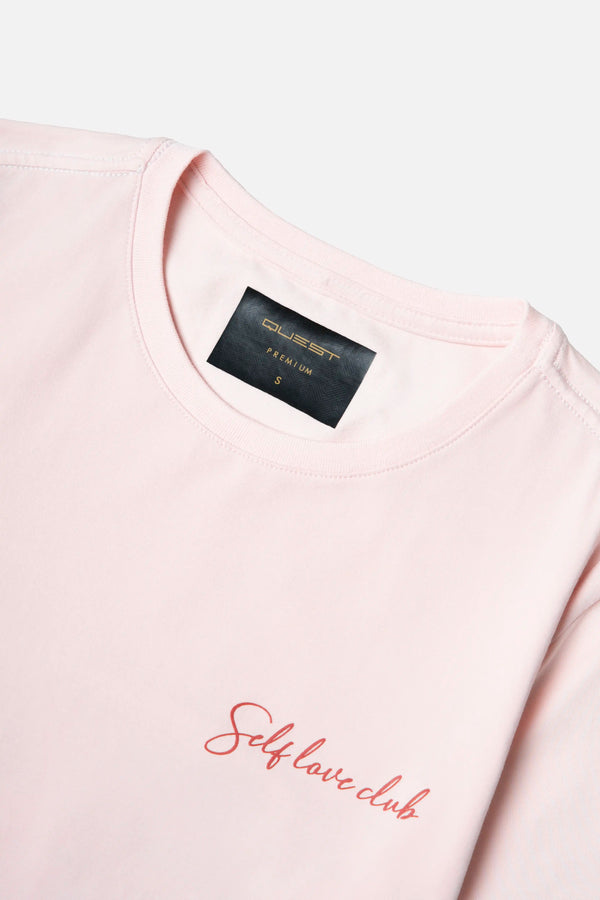 CAMISETA PREMIUM MANGA CORTA COLOR ROSADO FRESA